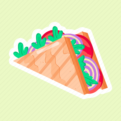 Vegetable sandwich, sandwich, toastie, sarnie, lunch sandwich icon - Download on Iconfinder