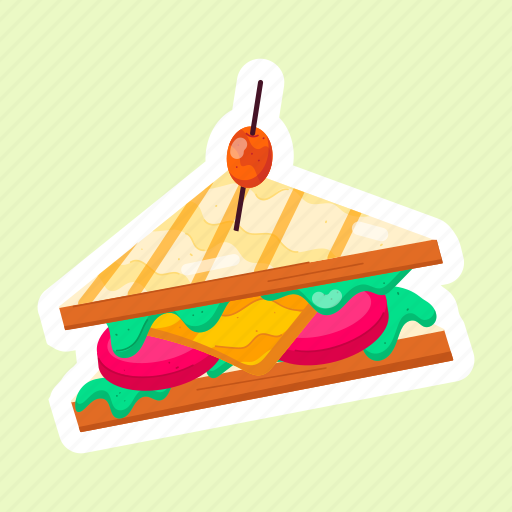 Canape, appetizer sandwich, sarnie, toastie, vegetable sandwich icon - Download on Iconfinder