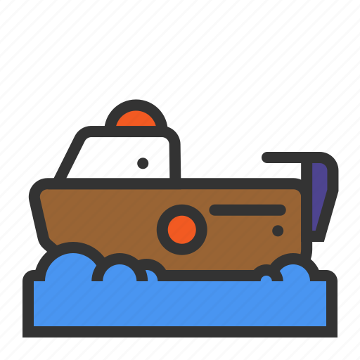 Boat, holiday, sail, spring, water icon - Download on Iconfinder
