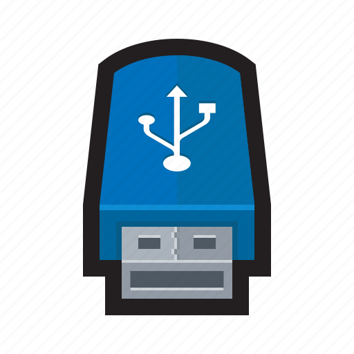 Usb, flash drive, usb drive, thumb drive icon - Download on Iconfinder
