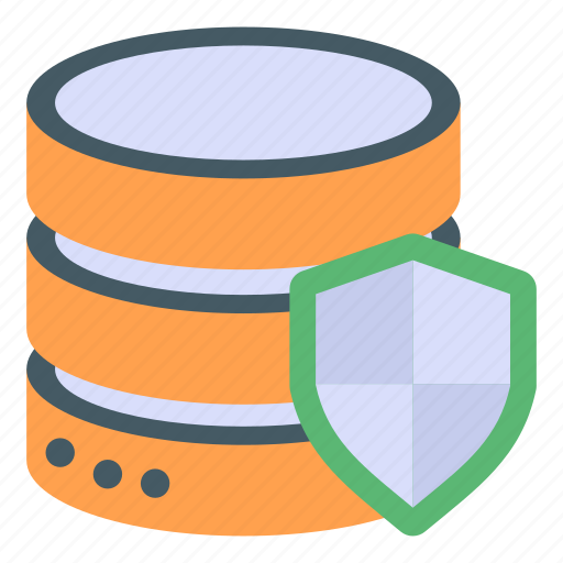 Db safety, db protection, secure db, database security, protected database icon - Download on Iconfinder