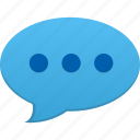 comment, communication, bubble, message, speech, talk, chat