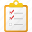 checklist, list, task, menu, options, document, files 