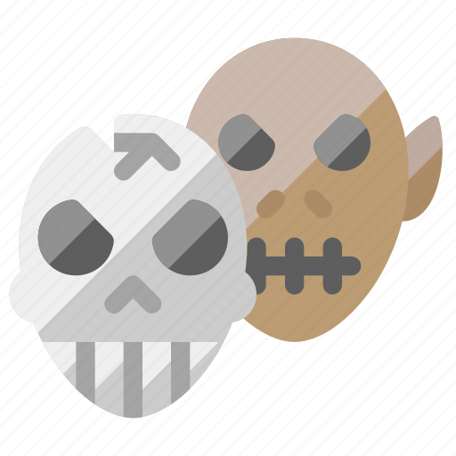 Masks, costume party, trick or treat, halloween icon - Download on Iconfinder