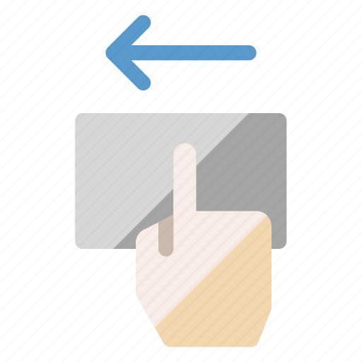 Trackpad, touchpad, move, left, hand, drag icon - Download on Iconfinder
