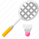 racket, shuttlecock, badminton, badmintonist, sport, olympics