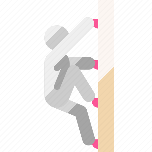 Climber, athlete, climbing wall, climbing, bouldering, extreme sport icon - Download on Iconfinder