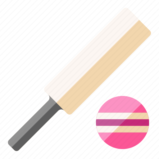 Cricket bat, cricket, bat, ball, equipment, sport icon - Download on Iconfinder