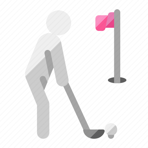 Golfer, athlete, golf, sports, olympics, flag icon - Download on Iconfinder