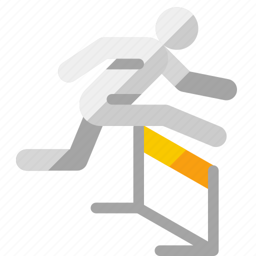 Runner, hurdling, hurdles race, hurdle, athlete, sport icon - Download on Iconfinder