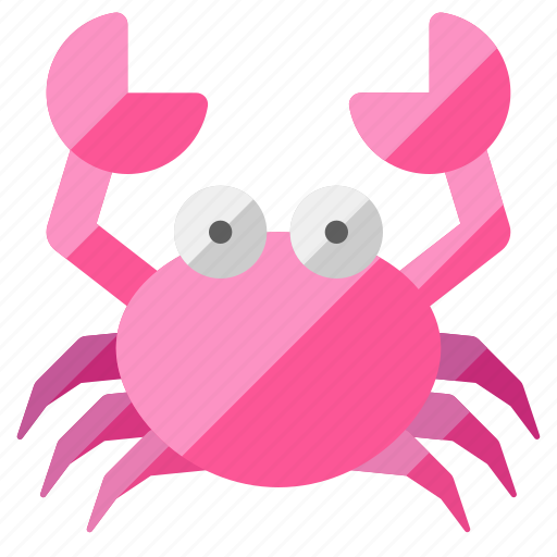 Crab, claws, animal, crustacean, beach, holiday, summer icon - Download on Iconfinder