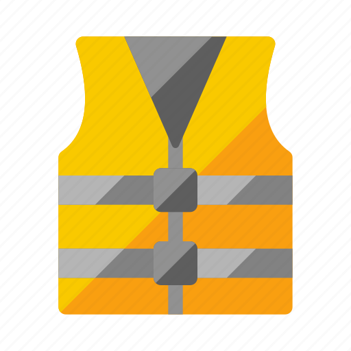Life jacket, beach, lifeguard, equipment, safety, recreation, summer icon - Download on Iconfinder