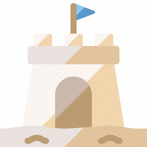 Sand castle, sand, castle, beach, vacation, holiday, summer icon - Download on Iconfinder