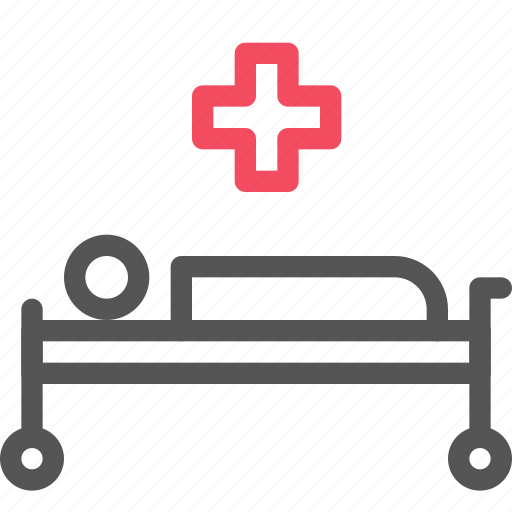 Bed, emergency, health, hospital, medical icon - Download on Iconfinder