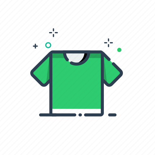 Fashion, flatolin, illustration, line, shirt, tee, tshirt icon - Download on Iconfinder