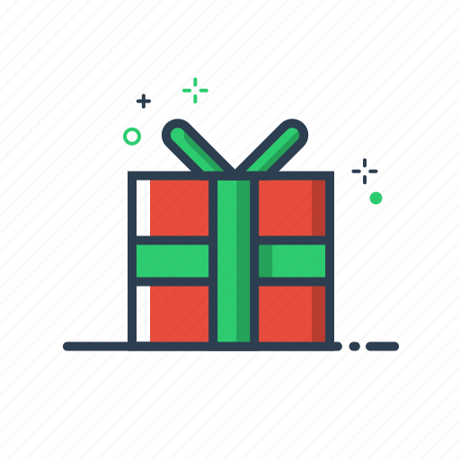 Box, christmas, flatolin, gift, present, red, xmas icon - Download on Iconfinder