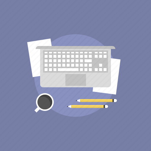 Business, illustration, laptop, modern, office, supplies, workflow icon - Download on Iconfinder