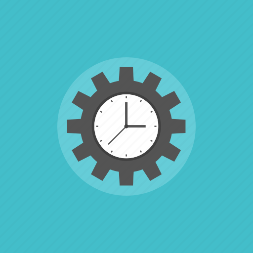 Cogwheel, gear, illustration, management, process, time, workflow icon - Download on Iconfinder