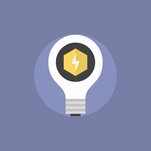 Bulb, efficiency, electric, energy, illustration, innovation, lamp icon - Download on Iconfinder