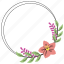 frame, bouquet, leaf, flower 