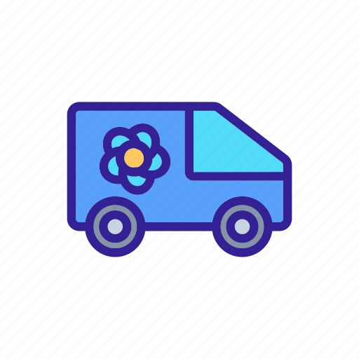 Boutique, delivering, delivery, flower, map, shop, truck icon - Download on Iconfinder