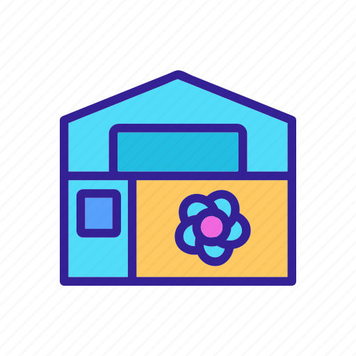 Boutique, building, delivery, flower, map, shop, storage icon - Download on Iconfinder