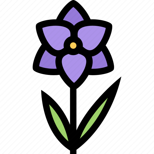 Flower, flowerbed, garden, orchid, plant icon - Download on Iconfinder