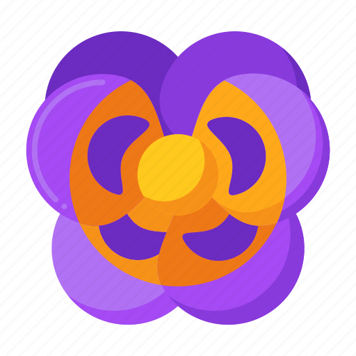 Pansy, flower, plant, nature icon - Download on Iconfinder