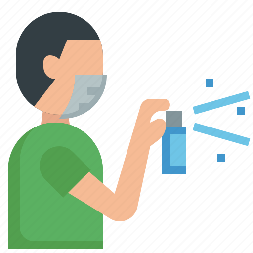 Flu, disinfection, hygiene, bottle, bactericide, spray icon - Download on Iconfinder