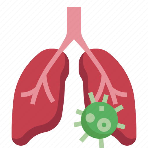 Flu, pneumonia, lungs, organ, infected, healthcare, medical icon - Download on Iconfinder