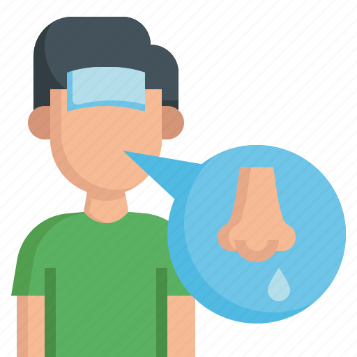 Flu, runny, nose, infection, air, pollution, infected icon - Download on Iconfinder