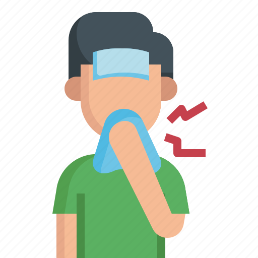 Flu, sneezing, cough, handkerchief, illness, people icon - Download on Iconfinder