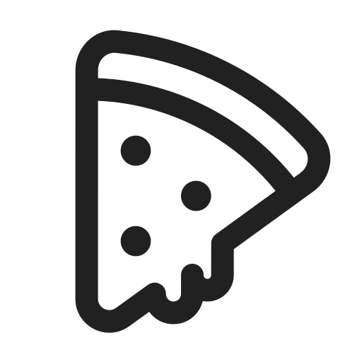 Ic, fluent, food, pizza, regular icon - Free download