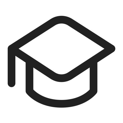 Ic, fluent, hat, graduation, regular icon - Free download