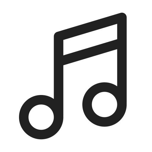 Ic, fluent, music, note, 2, regular icon - Free download