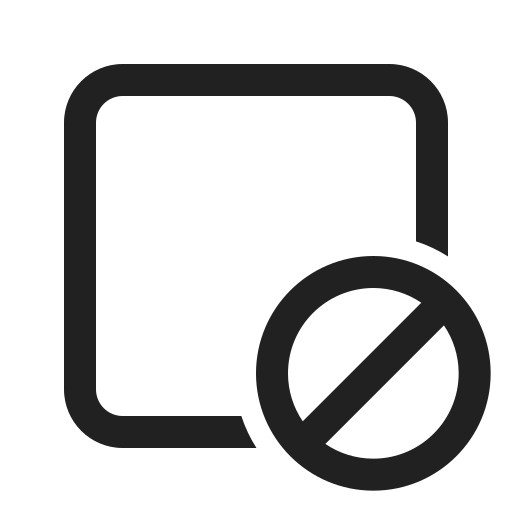 Ic, fluent, tab, prohibited, regular icon - Free download