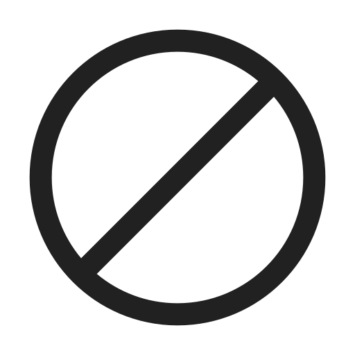 Prohibited, regular, not, allowed icon - Free download
