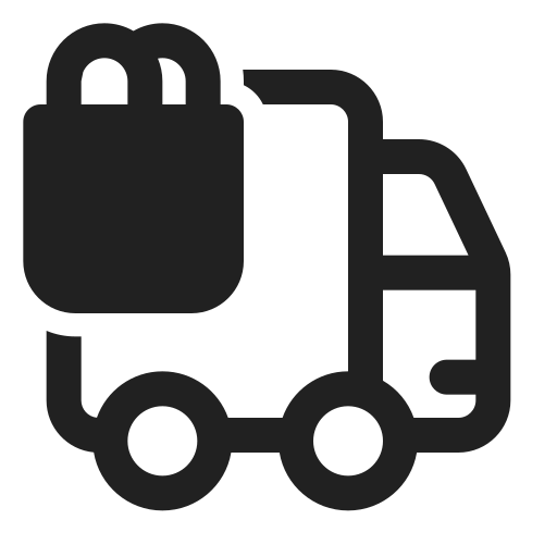 Ic, fluent, vehicle, truck, bag, regular icon - Free download