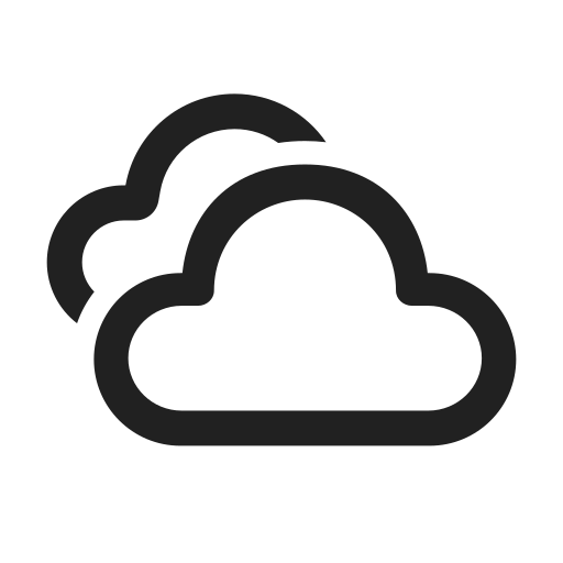 Ic, fluent, weather, cloudy, regular icon - Free download