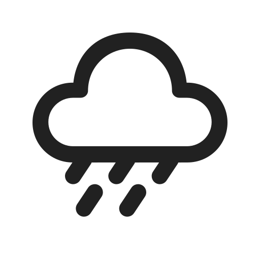 Ic, fluent, weather, drizzle, regular icon - Free download