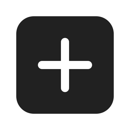 Ic, fluent, add, square, filled icon - Free download