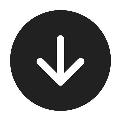 Ic, fluent, arrow, circle, down, filled icon - Free download