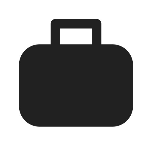 Ic, fluent, briefcase, filled icon - Free download