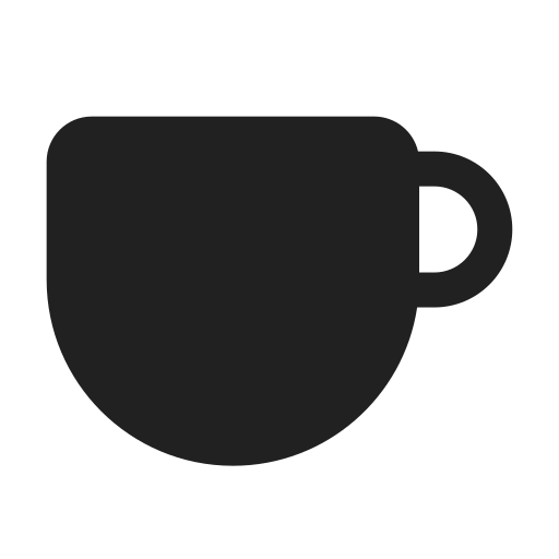 Ic, fluent, drink, coffee, filled icon - Free download