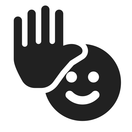 Ic, fluent, emoji, hand, filled icon - Free download