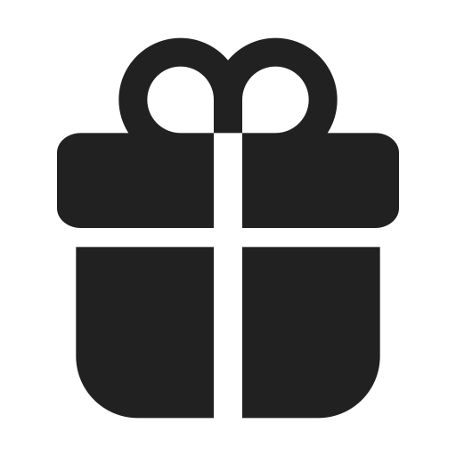 Ic, fluent, gift, filled icon - Free download on Iconfinder