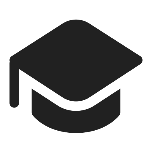Ic, fluent, hat, graduation, filled icon - Free download