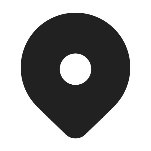 Ic, fluent, location, filled icon - Free download