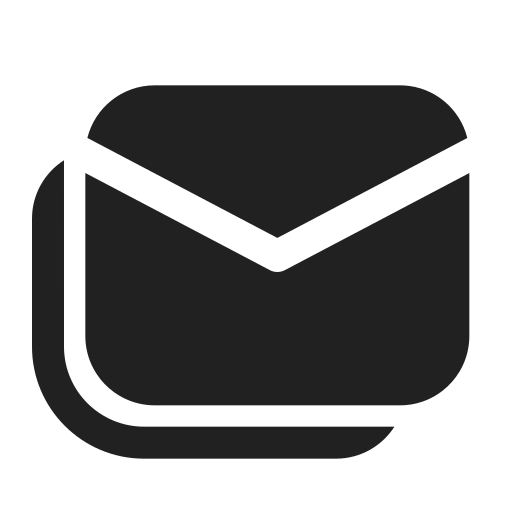 Ic, fluent, mail, copy, filled icon - Free download