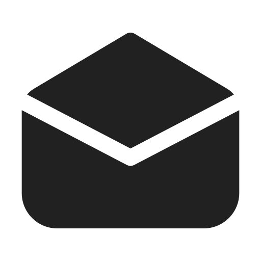 Ic, fluent, mail, read, filled icon - Free download